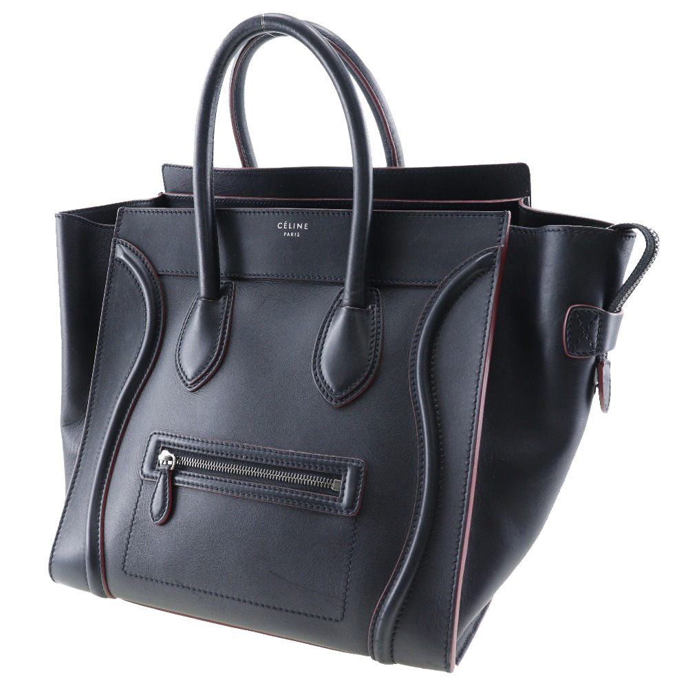 CELINE】セリーヌ ラゲージ ミニショッパー カーフ 黒/赤 レディース トートバッグ【中古】｜CELINE｜店舗買取｜バッグ＞トートバッグ｜USEDのアパレル通販サイト  - SMASELL（スマセル）