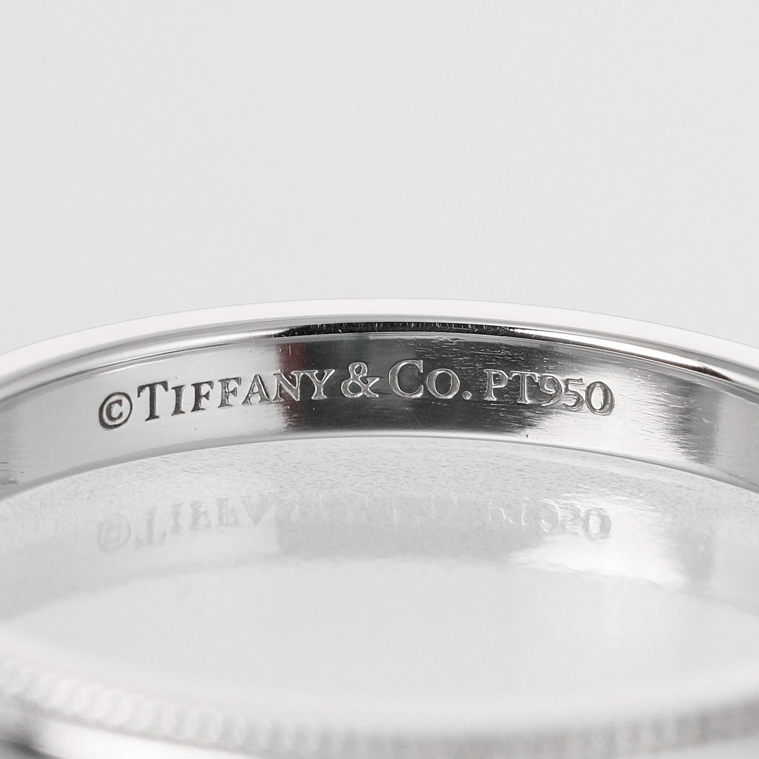 TIFFANY&Co.】ティファニー ミルグレイン バンド 2mm 3.67g ...