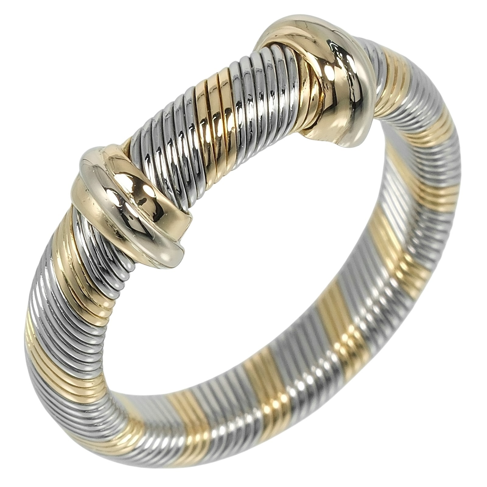 CARTIER All Air Ciel Vintage Ring K18 yellow gold/Stainless Steel 