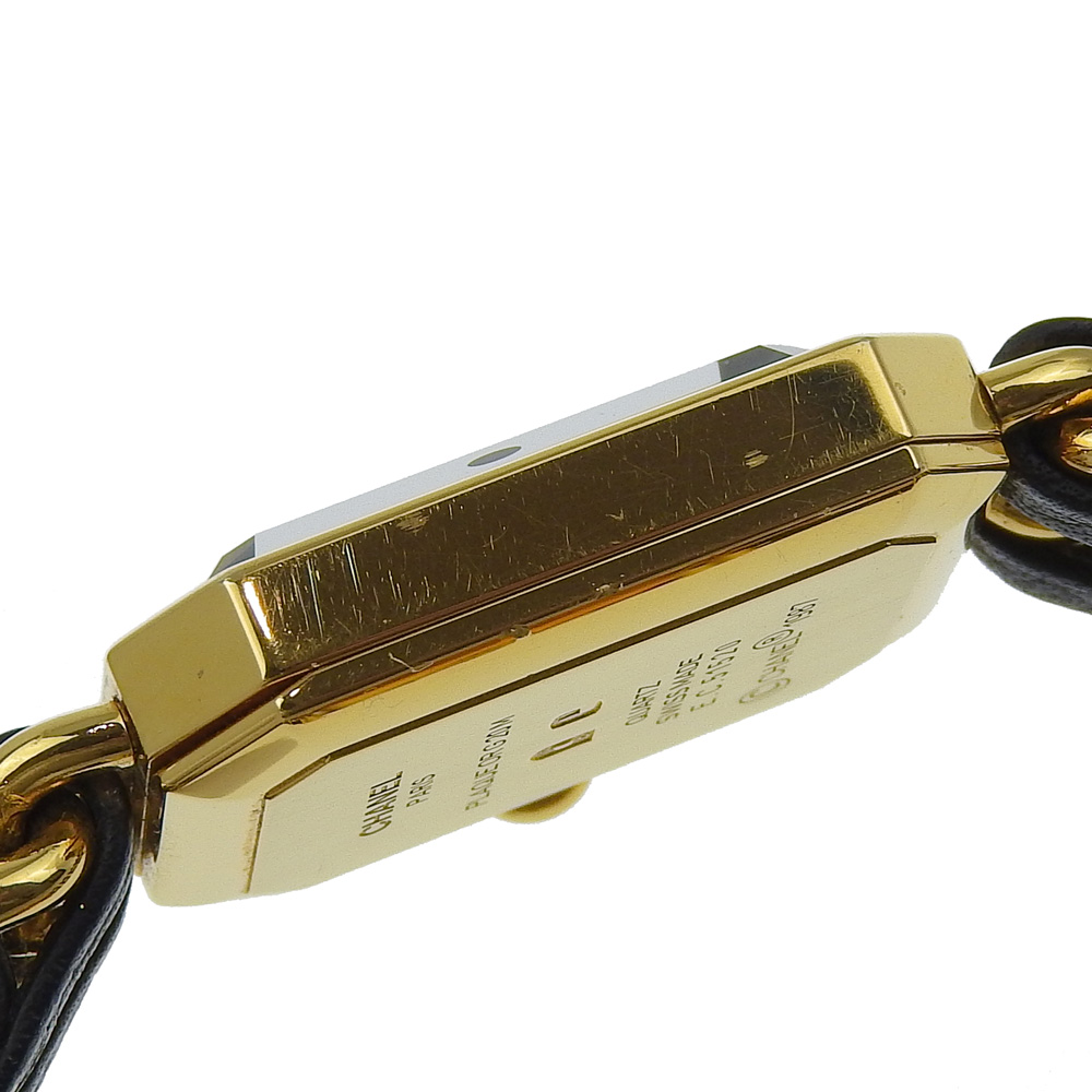 CHANEL Premiere L Watches H0001 blackDial Plated Gold  display picture 1