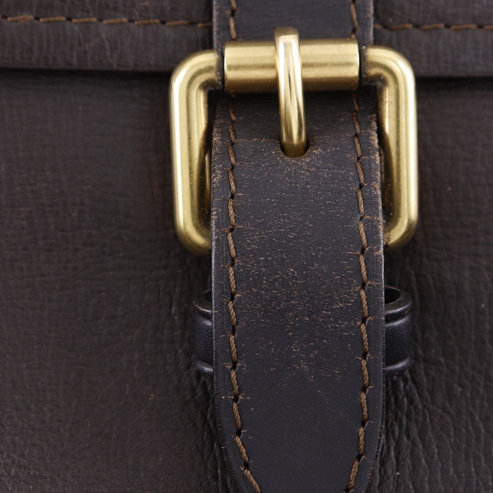 LOUIS VUITTON Yuma Shoulder Bag M92995 Utah Line Brown leather