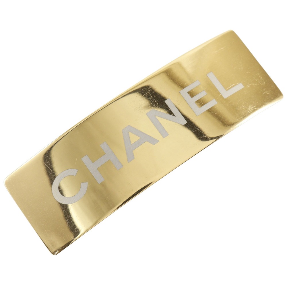 CHANEL logo Valletta Plated Gold Women | eBay display picture 1