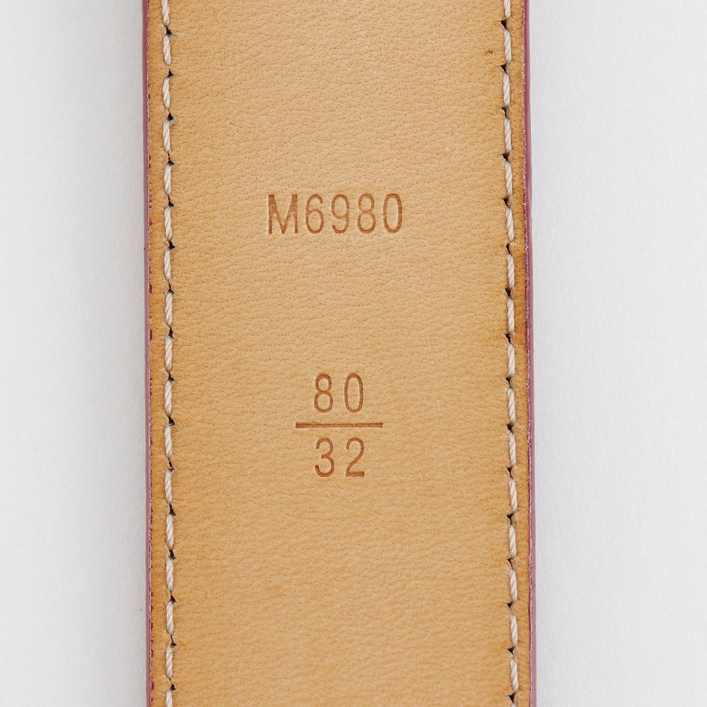 LOUIS VUITTON ceinture belt M6980 Pomdamul Red Monogram Vernis Women LOUIS VUITTON ceinture belt M6980 Pomdamul Red Monogram  main image 3