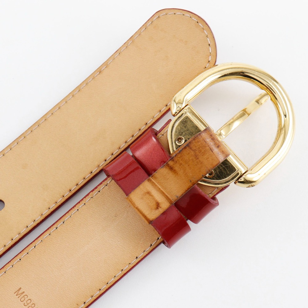 LOUIS VUITTON ceinture belt M6980 Pomdamul Red Monogram Vernis Women LOUIS VUITTON ceinture belt M6980 Pomdamul Red Monogram  main image 2