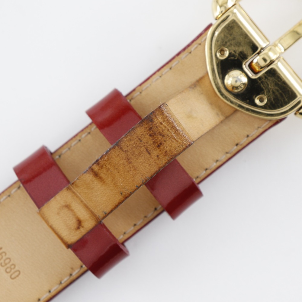 LOUIS VUITTON ceinture belt M6980 Pomdamul Red Monogram 