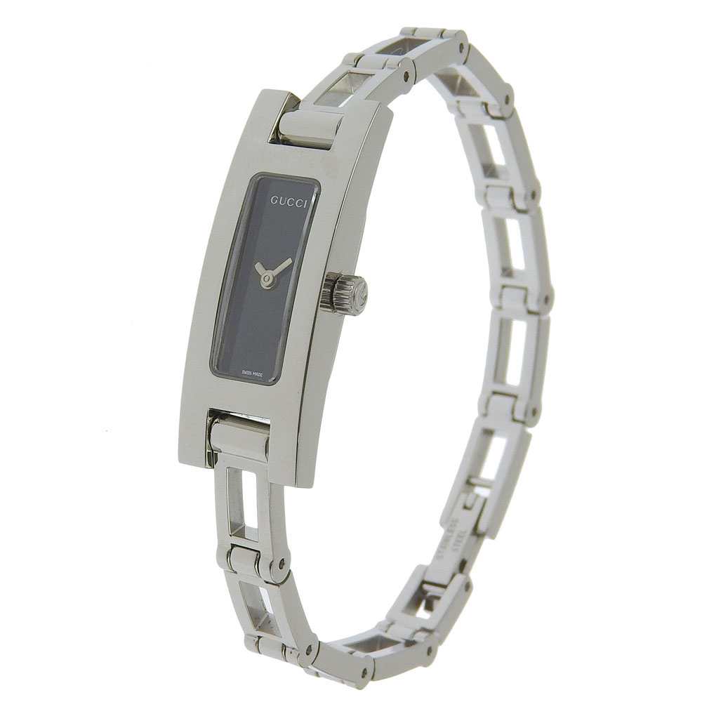 GUCCI Watches 3900L blackDial Stainless Steel Quartz Analog