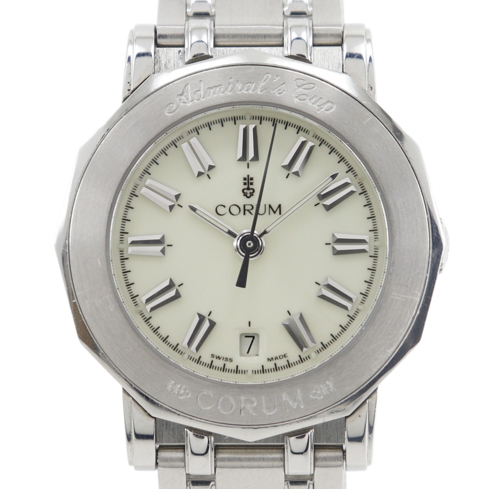 CORUM Admirals cup Watches 39.130.20.V585 IvoryDial Stainless Steel Quartz... Corum Admiral main image 3