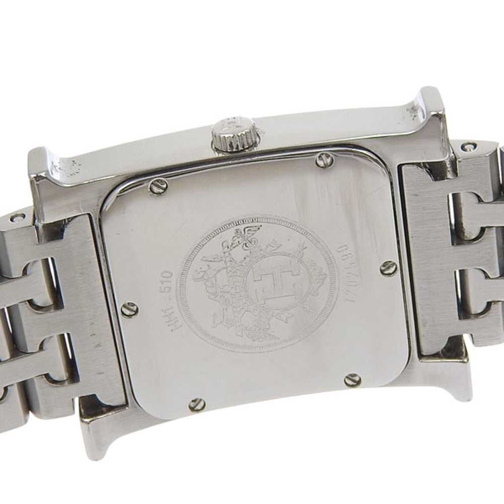 HERMES Heure H watch Watches HH1.510 OrangeDial Stainless  display picture 3