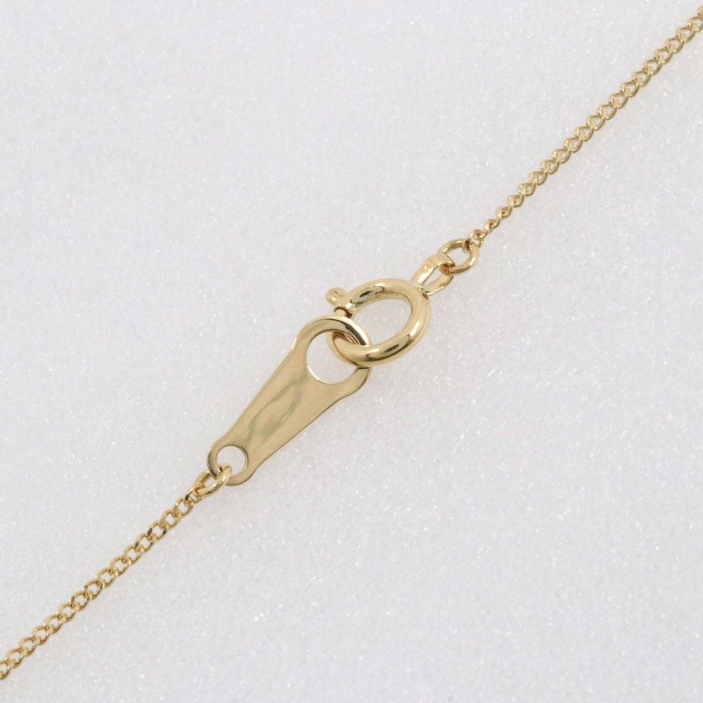 Necklace K18 yellow gold/diamond 2.5g Women | eBay