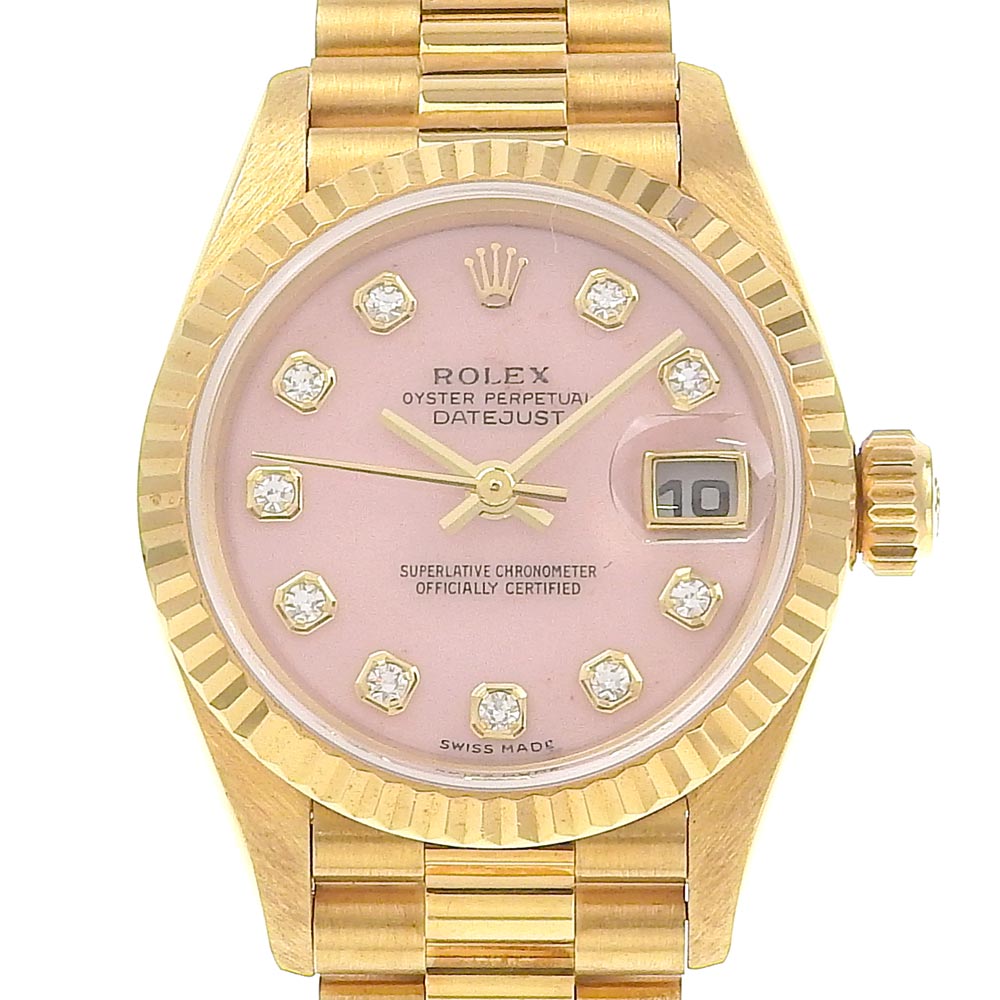 ROLEX】ロレックス デイトジャスト 10Pダイヤ cal.2235 79178 K18 ...