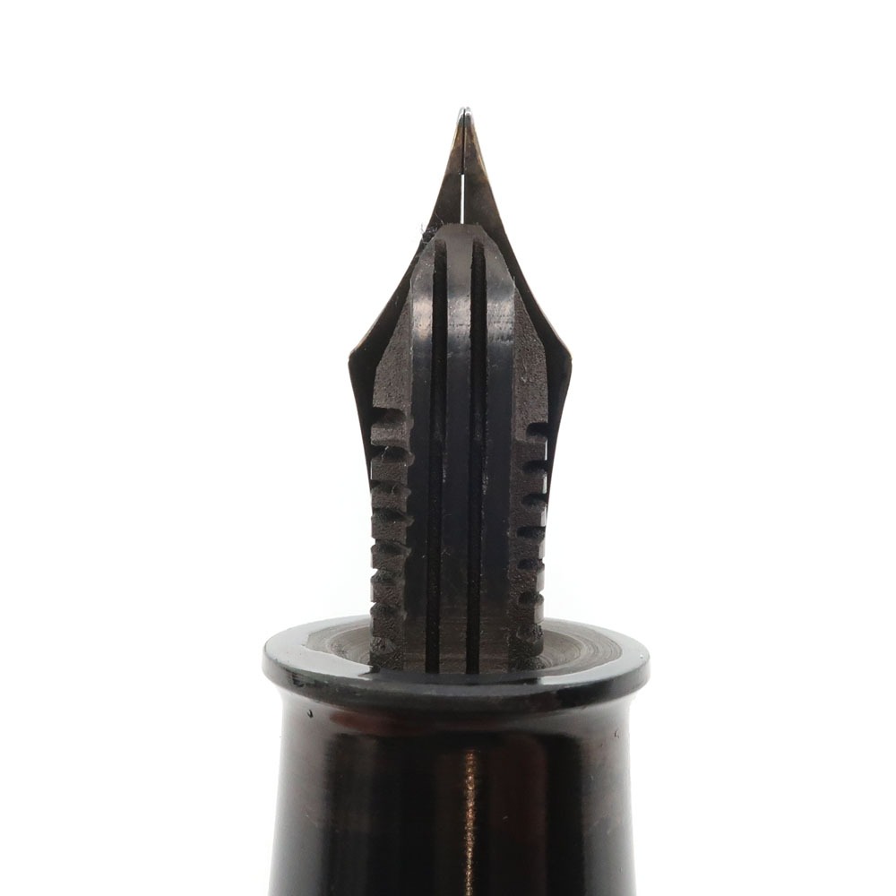 【WARRANTED】ワランテッド 18mm 極太軸 ペン先 14Ｋ 585 IRIDOSUMIN イリドスミン K18ゴールド メンズ 万年筆【中古】