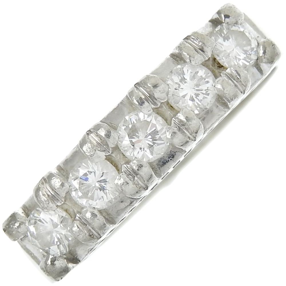 Pt900 プラチナ900 ダイヤモンドリング 3.3g 6号 D0.221ct 鑑定書