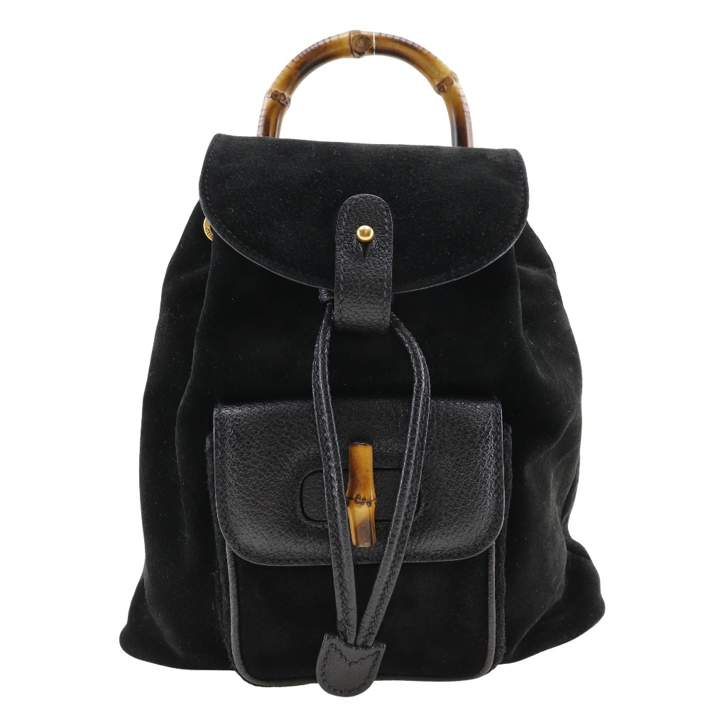 GUCCI】グッチ バンブー ミニリュック 003.2058.0030 スウェード