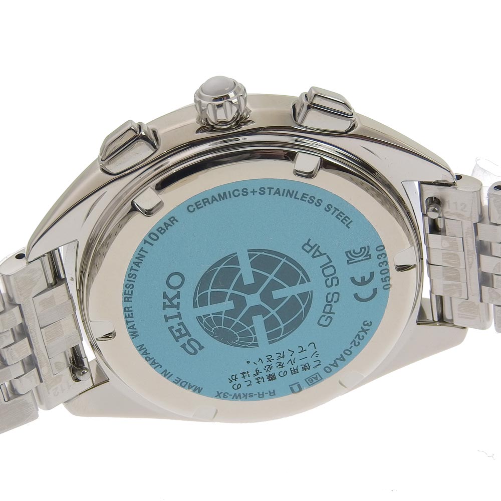 【SEIKO】セイコー エム 18Pダイヤモンド 4J45-0AB0 SRXJ001 ステンレススチール×パイソン×2Pブラウンダイヤ 茶 クオーツ アナログ表示 レディース 白文字盤 腕時計