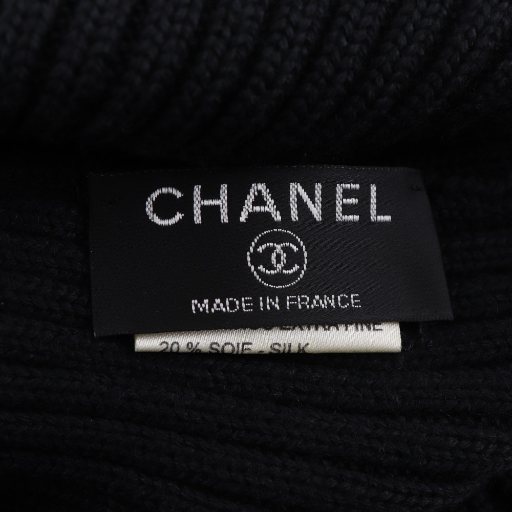 CHANEL COCO Mark Other hats Sports line black wool/silk  display picture 3