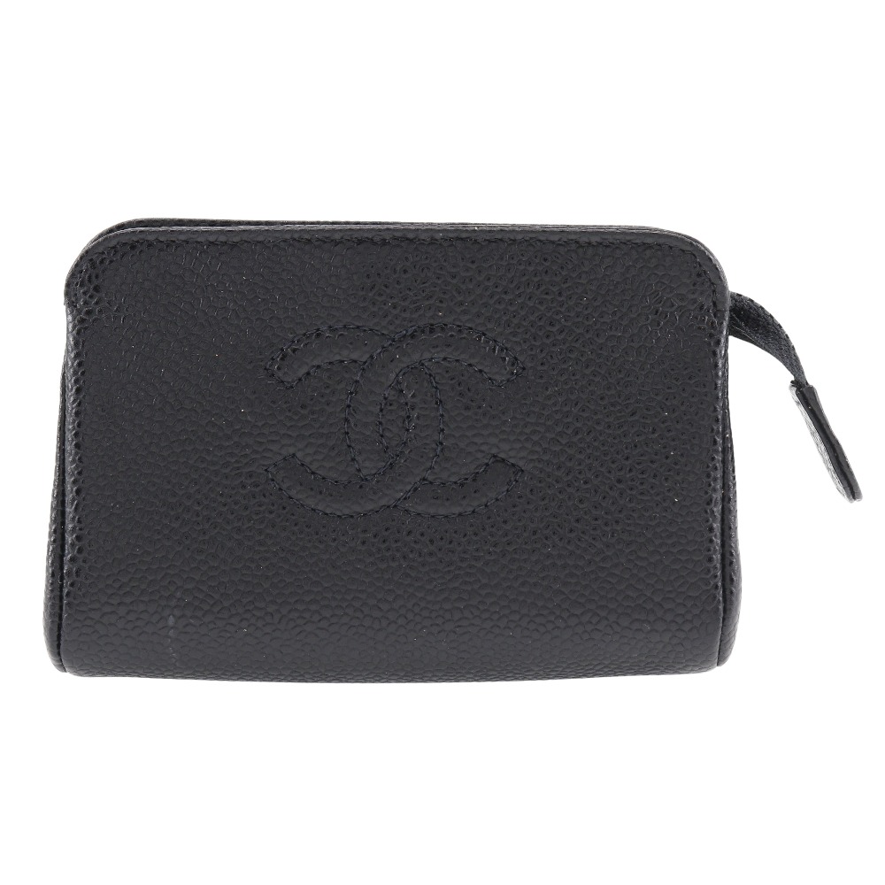 CHANEL】シャネル ココマーク A13500 キャビアスキン 黒 レディース ポーチ【中古】｜CHANEL｜店舗買取｜財布/小物＞ポーチ｜USEDのアパレル通販サイト  - SMASELL（スマセル）