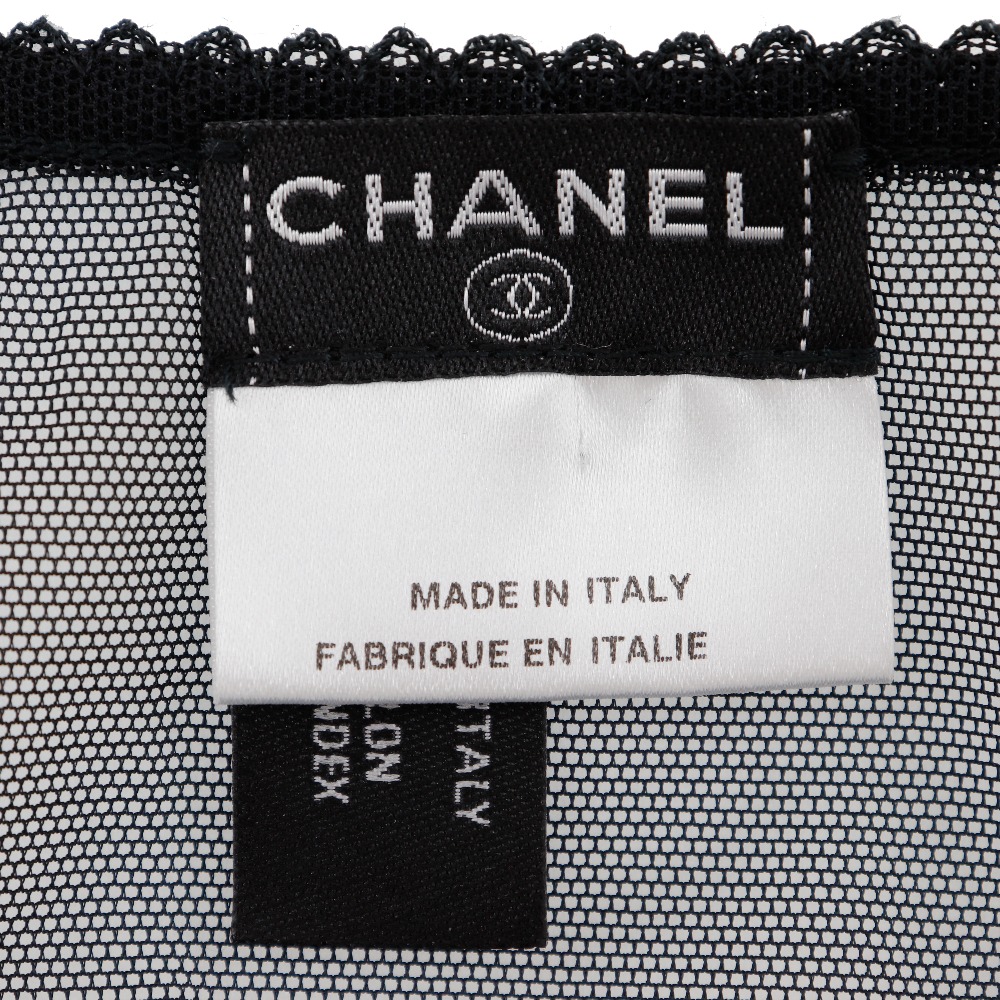 CHANEL - 【CHANEL】シャネル ノースリーブ 07P P30617V13551 コットン 黒 レディース タンクトップ CHANEL No sleeve Tank top P30617V13551 07P black cotton Women | eBay