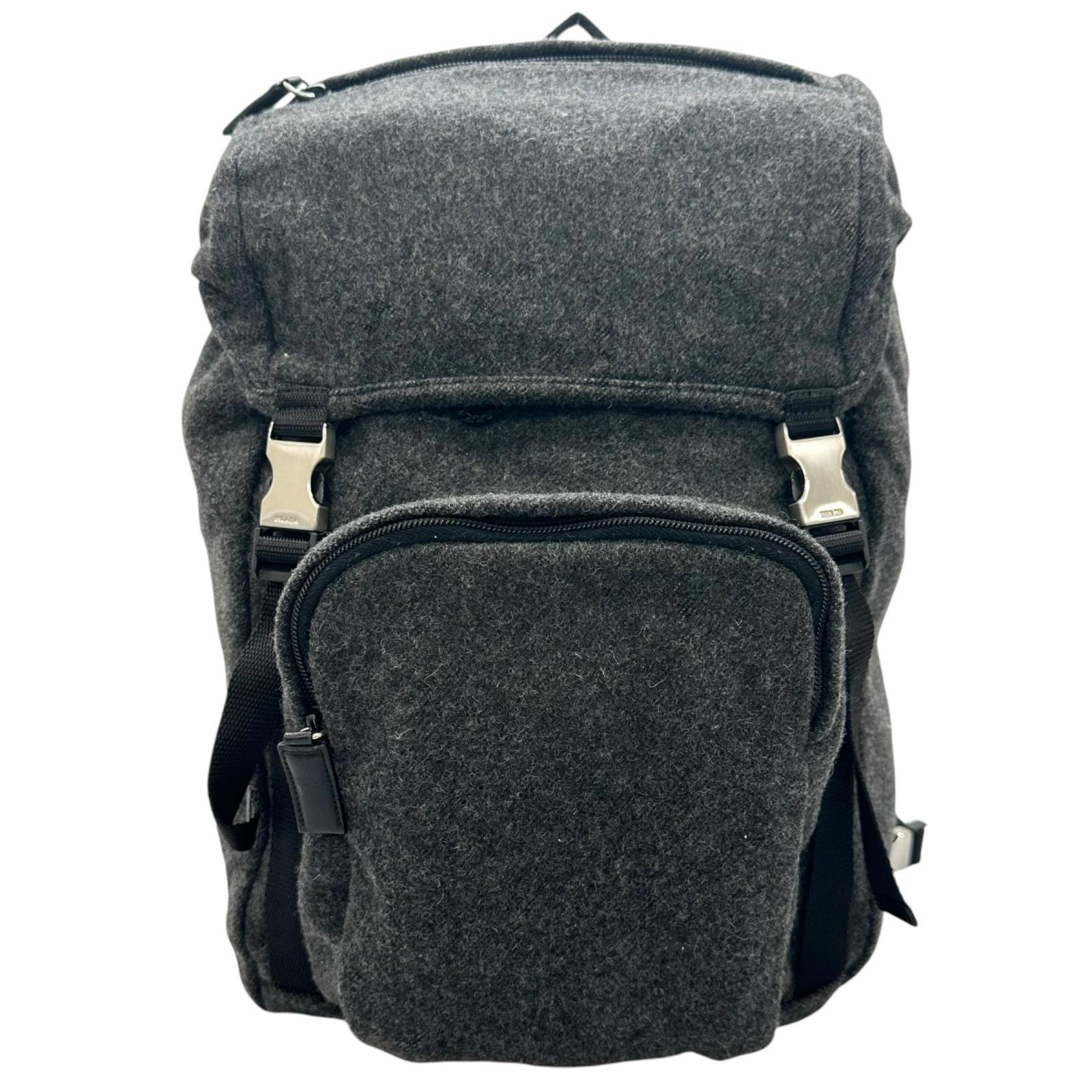 PRADA V135 Backpack Â· Daypack gray unisex【used】 | eBay